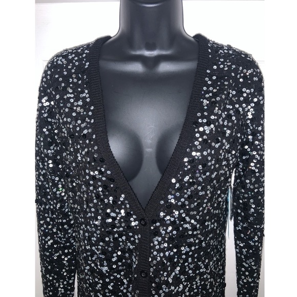 Alice & Olivia black grandpa cardigan sweater  –– NWT‼️ SALE - Picture 4 of 13